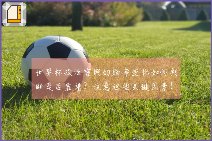 世界杯投注官网的赔率变化如何判断是否靠谱？注意这些关键因素！